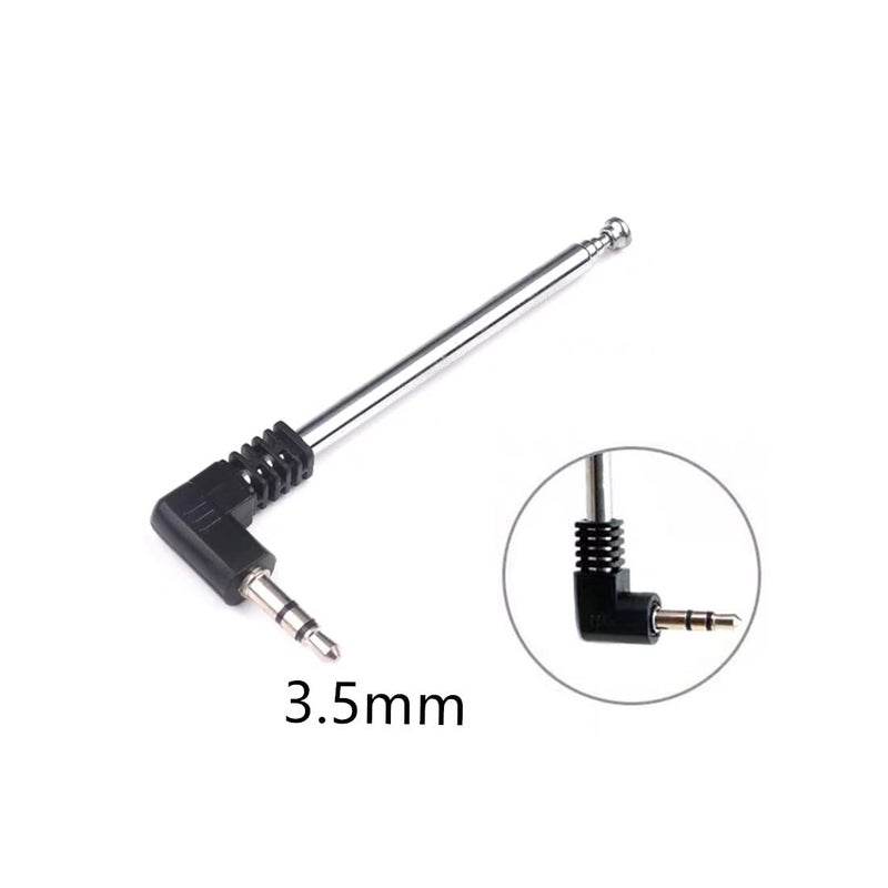 bnafes Mini FM Radio Antenna 3.5mm Male Telescopic FM Antenna 3-Pack Compatible with Portable Radio Indoor Stereo Receiver AV Audio Video Home Theater Receiver Mobile Cell Phone Bose Radio - Image 2